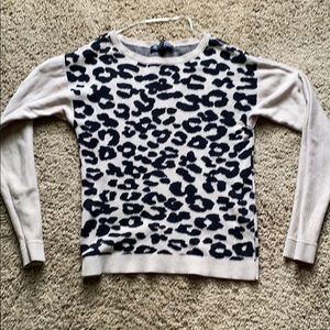 Cheetah print sweater